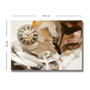 Wallity Reloj de pared decorativo de lienzo 70100CS-045